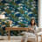 Japanese Wallpaper Waves Pine Trees Decorative Mural
