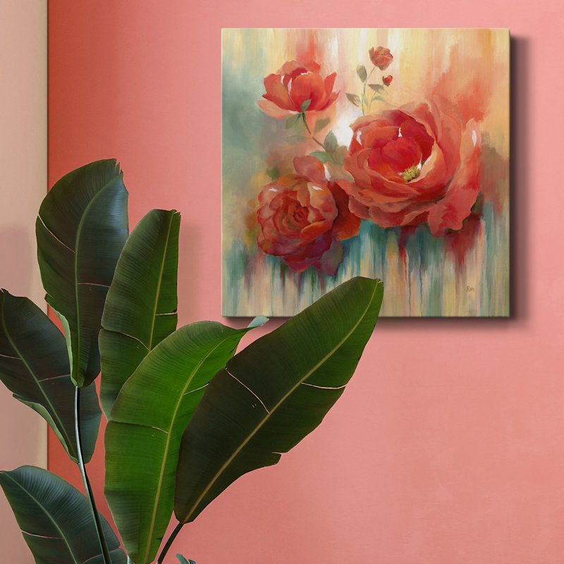 Arbor Red III - reproduction d'art sur toile tendue, H 10 po x l 10 po x P 1,5 po