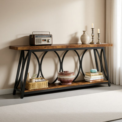 Hall Table,Vintage Console Table,Sturdy Sofa Table