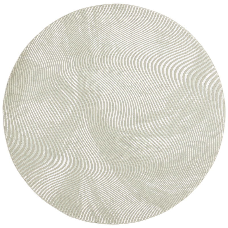 Latellis Performance Abstract Rug, Round 6'7"