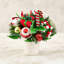 Arrangement de Noël à la menthe poivrée