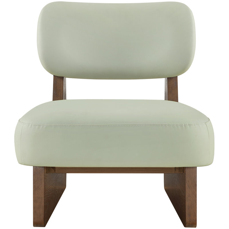 Chaise d'appoint rembourrée en tissu texturé Vetra Lystra, Cream Linen Textured Fabric, Brun