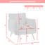 Carvalho Upholstered Soft Touch Fabric Armchair-123627409