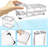 4-Cell Clear Seasoning Rack Spice Box, Storage Container Condiment Jars Acrylic Seasoning Box With Cover And Spoon (Enhanced Version Clear)
