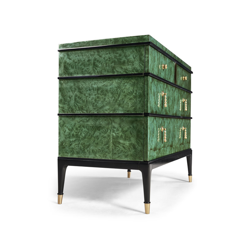Jacques 4 - Drawer Dresser, Green