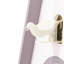 Acctim Lulea Cuckoo Clock Wooden Modern Contemporary Quartz Mauve Blush