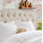 Tufted Upholstered Wingback Headboard, Solid Wood Head Board with Wood Legs, Adjustable Height Bed headboard from 47” to 63” Fabric Headboard in Modern Button Design, Beige-1974153499-1974153503