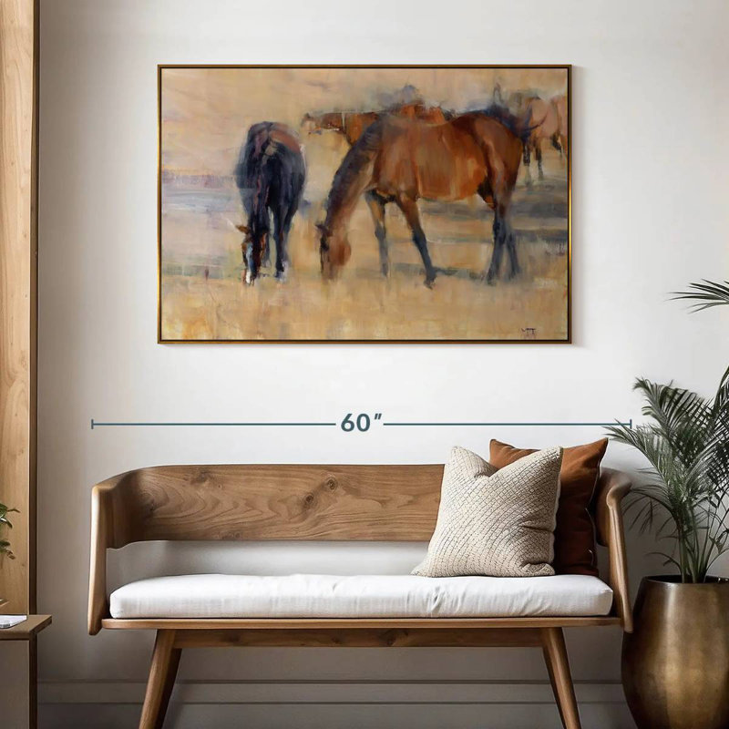 Kentucky Morning I, 46 po x 31 po, Cadre flottant doré