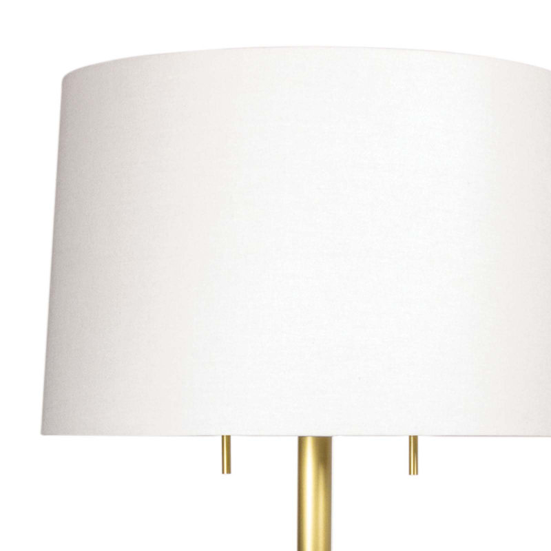 Logan Floor Lamp, Satin