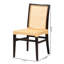 Chaise d'appoint en acajou et bois massif Bertenshaw