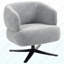 Canapé de loisir pivotant Cuddle, adapté aux balcons, aux bureaux et aux salons, gris-175331866