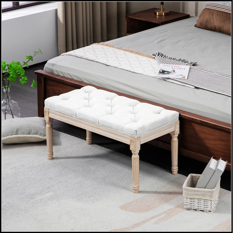 Banc de chambre rembourré 32 po