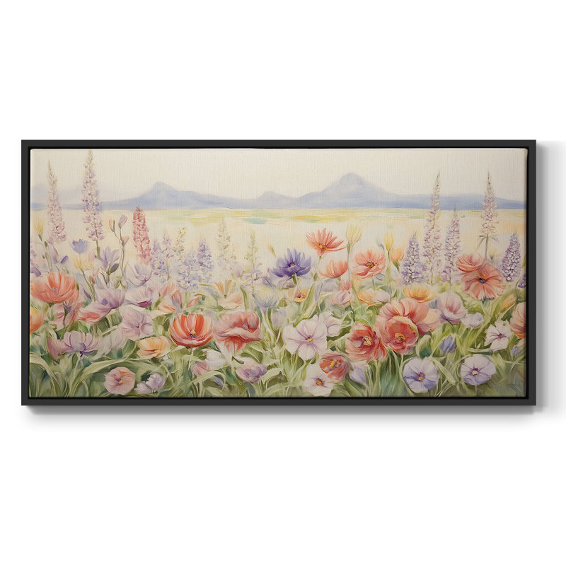 Botanical Series-CCXL- Toile tendue avec châssis tendue, prête à être accrochée