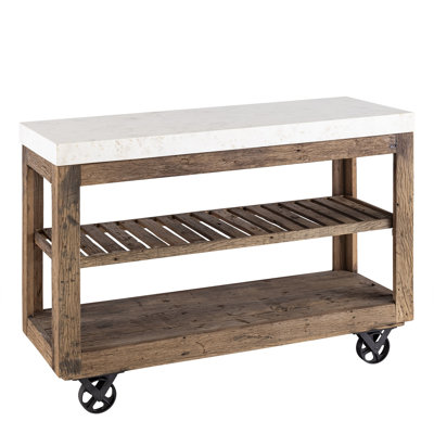 Sm Wooden Kitchen Island On Wheels