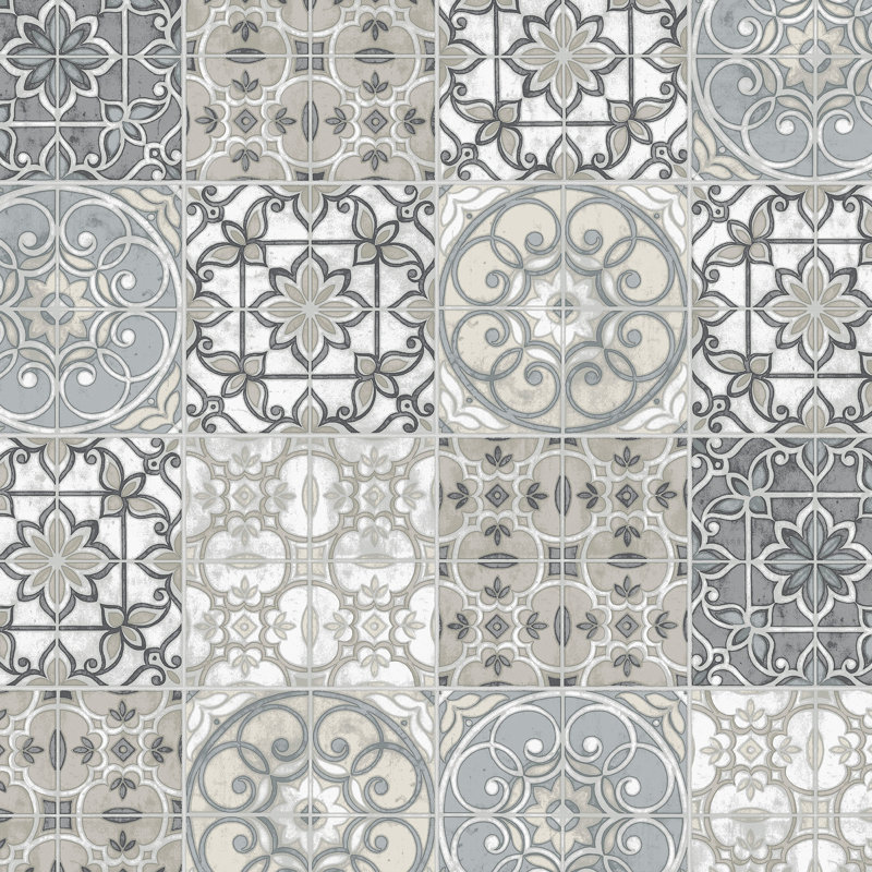 Batson 10m x 52.8cm Matte Paste the Wall Wallpaper Roll, Beige/Brown