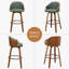 Ensemble de tabourets de bar pivotants en cuir Ketner-1254270993-1254270997-1254271082