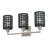 Cassiday 3 Light Brushed Nickel Vanity Sconce-121436183