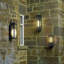 Lunde Rubbed Bronze Outdoor Flush Mount-27420136