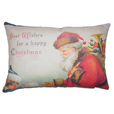 Best Wishes Cotton Lumbar Pillow