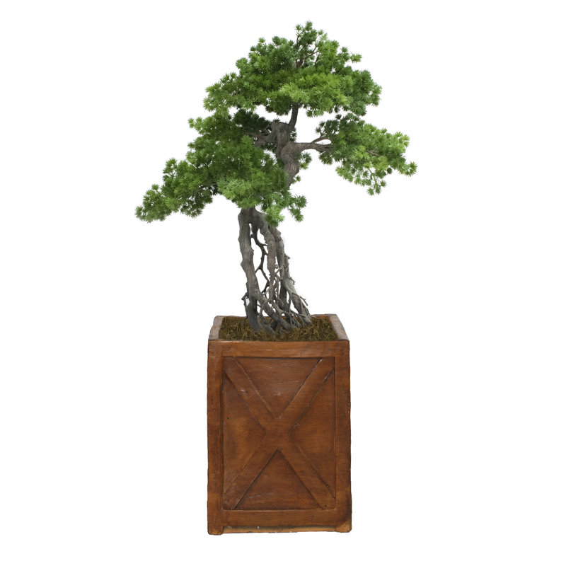 45'' Faux Pine Tree in Fiberstone Planter