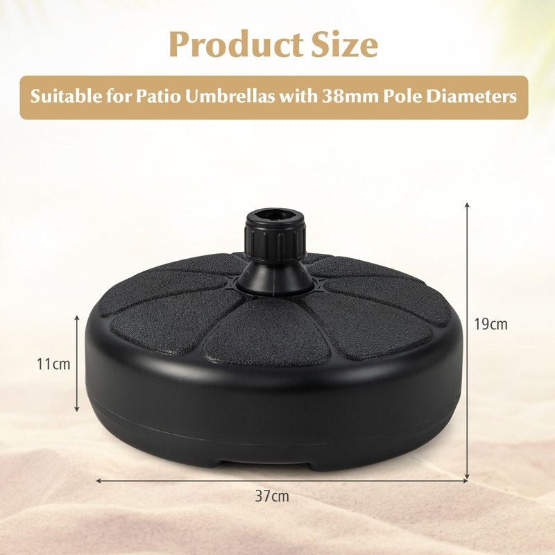 1kg Plastic Umbrella Base
