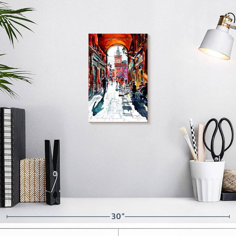 Aime Bologna, 12" H x 8" W