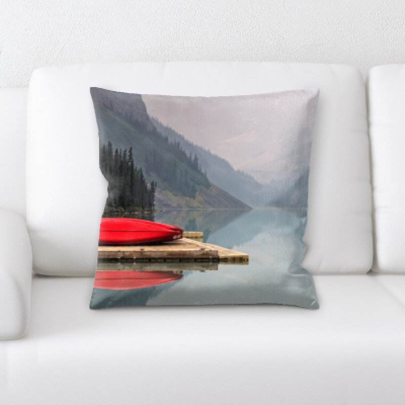 Microsuede Throw Pillow