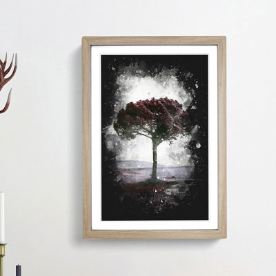 Tree in Tuscany Italy - Framed Print