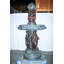Fontaine quatre saisons géante en bronze avec finition patinée 48 po x 48 po x H 98 po