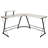 Athel Adjustable Height L-Shaped Steel Computer Desk-1710894623