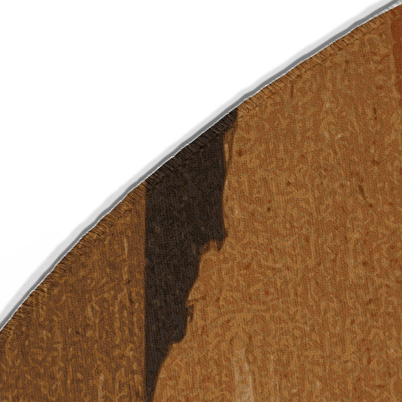 Tapis intérieur et extérieur Sandstone Eclipse, Rond 5 pi