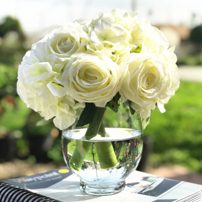 Silk Arrangement in Vase