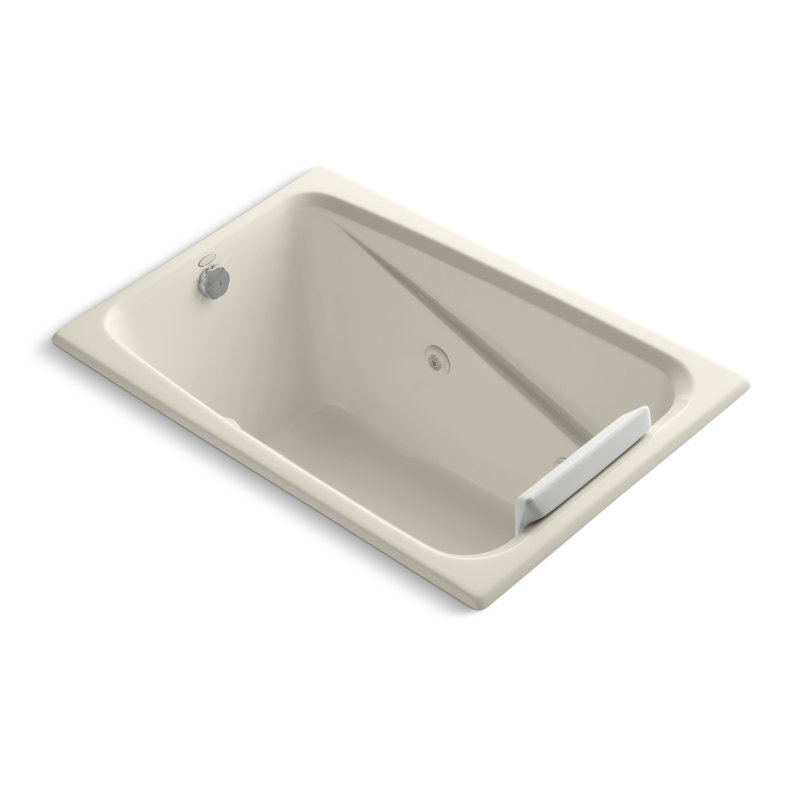 Greek 48" x 32" Whirlpool Bathtub, Almond