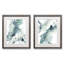 Deep Splash I - ensemble de 2 reproductions d'art sur papier encadré