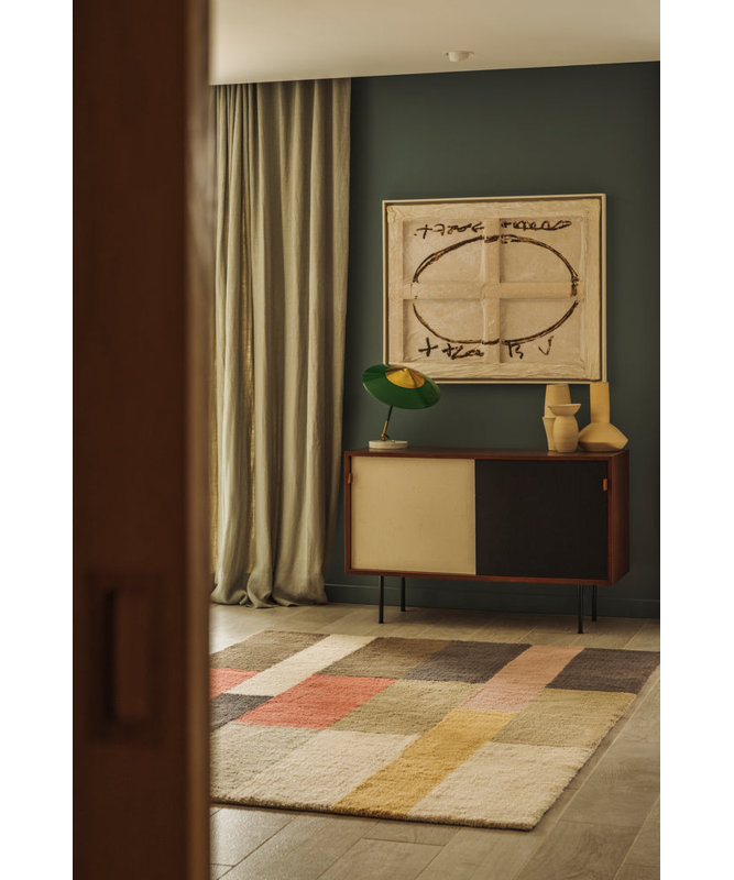 Wool Area Rug Chroma Palette, 6'7" x 9'10"