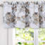 Cantonnière florale en polyester sur mesure-1372223571
