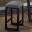 Tabouret de comptoir patiné espresso et gris