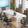 Latrishia 6.5FT Rectangular Conference Meeting Seminar Training Table