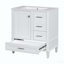 Meuble-lavabo simple 30 po avec plateau Solmayra-444434335