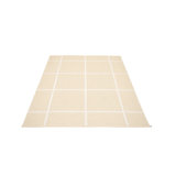 Ada Hand Loomed Geometric Shapes Area Rug in Cream