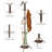 Coat Rack Freestanding Entryway Hanger Stand, Umbrella Holder, Hall Tree With 12 Hooks-1179708944