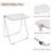 Folding Table Folding Chair Set, Foldable Table Foldable Clear Chair-100483527