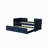 3 Drawers Upholstered Daybed With Trundle-119712213