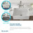 30" L x 20" W Farmhouse Kitchen Sink-503457584