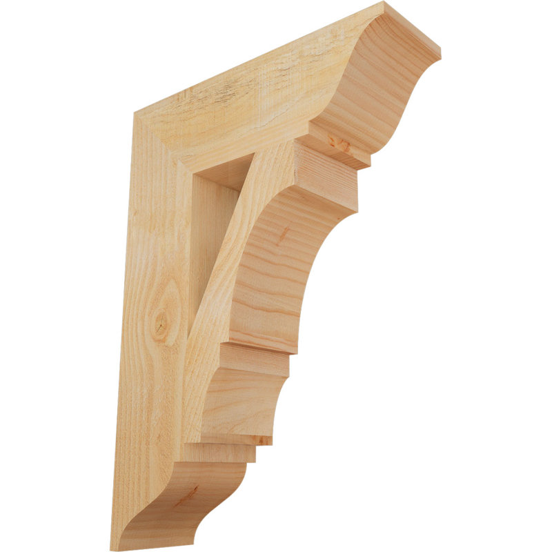 Support traditionnel Balboa, Sapin Douglas scié brut, L 6 po x P 20 po x H 28 po