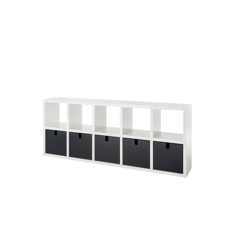 Polvara Storage Bookcase, White
