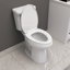 21" Tall Toilet, Extra Tall Powerful Flush Toilets with Soft Closing Seat, Ideal for Seniors & Tall Users