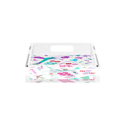 Mahjong Acrylic Decorative Tray