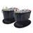 Malzie 2 Beverage Tubs with 2 Party Mats-185828072