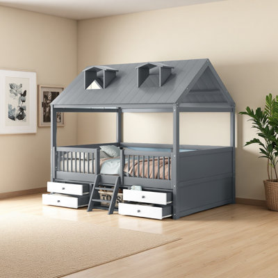 Structure de lit en bois